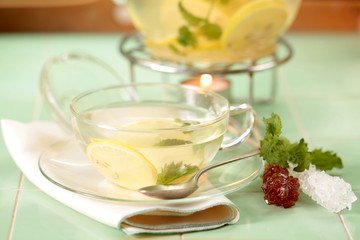 Lemon Tea, hydrate, postpartum, anxiety