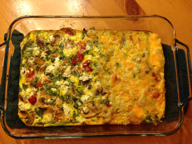 Egg bake, holiday, nutrition, recipe, healthy, weight